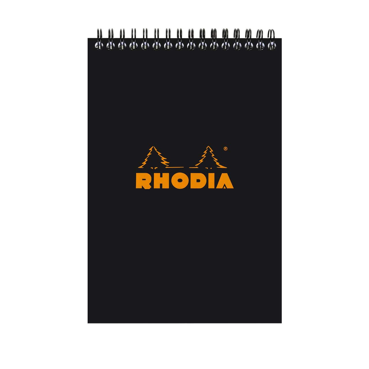 Rhodia&#xAE; Wire-Bound Black Graph Sketchbook